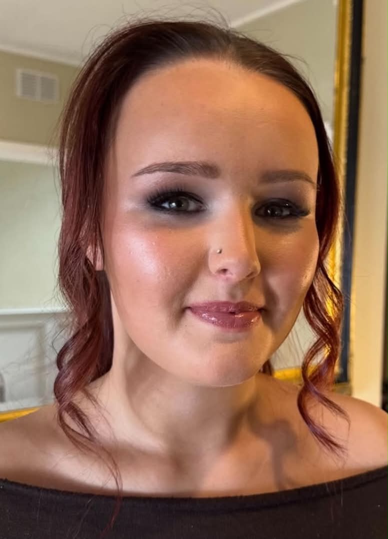 Bridal hair and makeup by Sharon