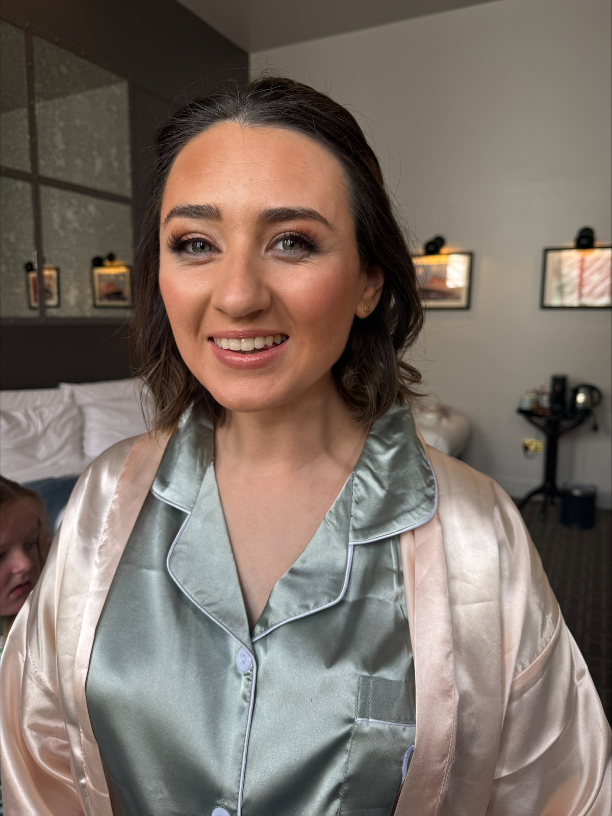 Timeless bridal finish